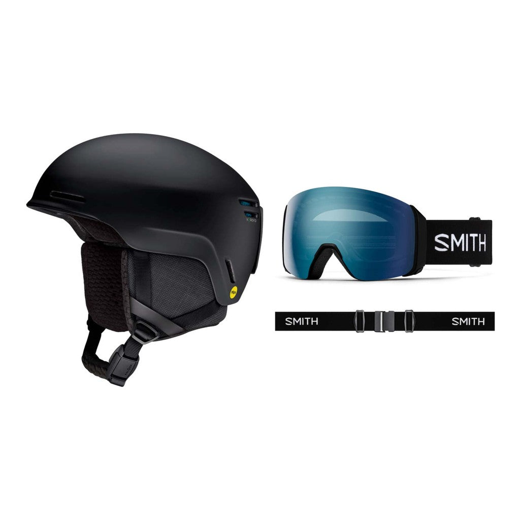 Smith Method Pro MIPS Adult Helmet 2027 with 4D Mag XL Goggles Package - Matte Black