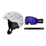 Smith Vantage 2 MIPS Adult Helmet 2027 with Stash XL Goggles Package - Matte White