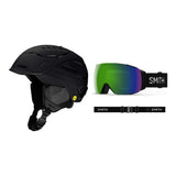 Smith Vantage 2 MIPS Adult Helmet 2027 with I/O Mag Goggles Package - Matte Black