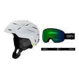 Smith Vantage 2 MIPS Adult Helmet 2027 with Preview Goggles Package - Matte White