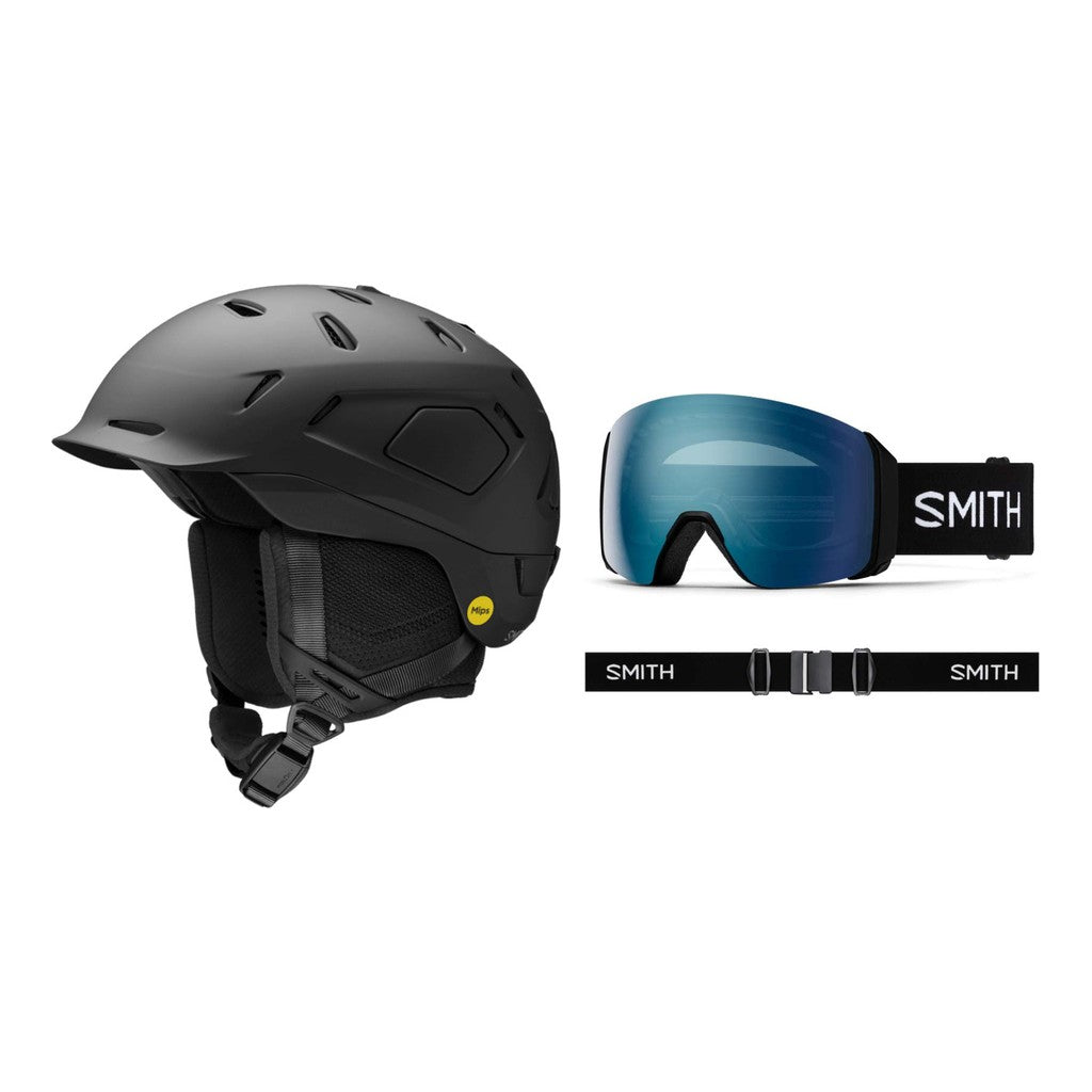Smith Nexus MIPS Adult Helmet 2027 with 4D Mag XL Goggles Package