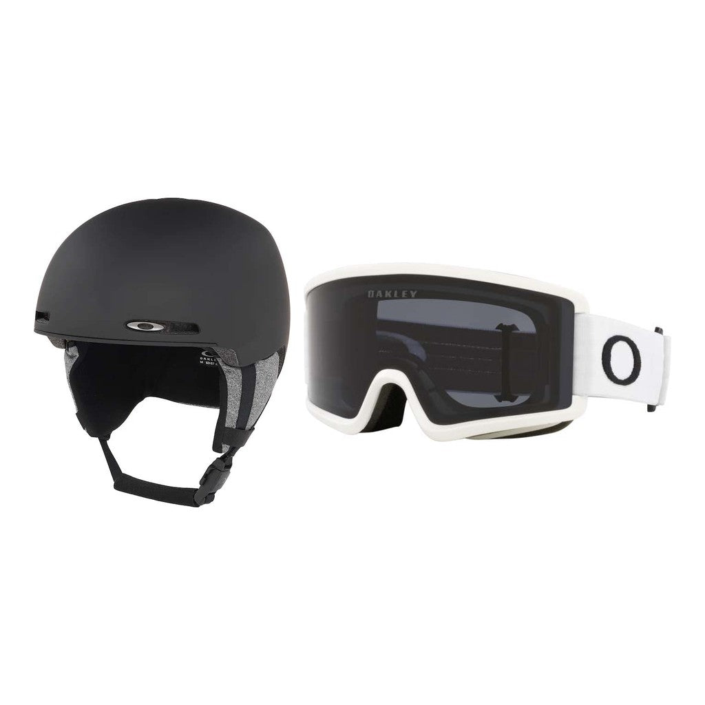 Oakley MOD1 MIPS Youth Helmet 2027 with Target Line S Goggles Package - Blackout