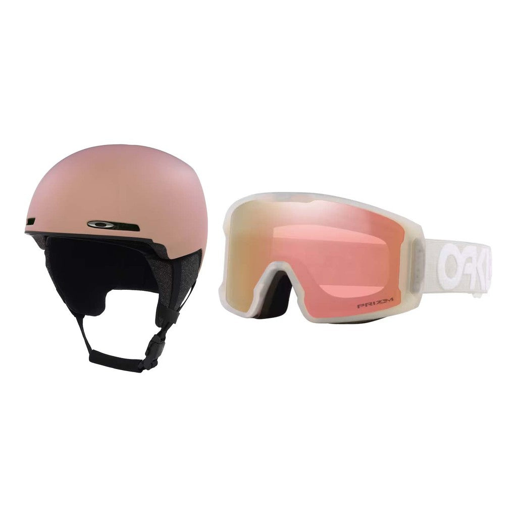 Oakley MOD1 MIPS Helmet 2027 with Line Miner M Goggles Package - Matte Toadstool
