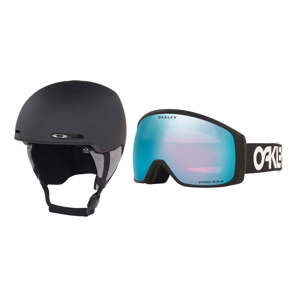 Oakley MOD1 MIPS Helmet 2027 with Flight Tracker M Goggles Package - Blackout