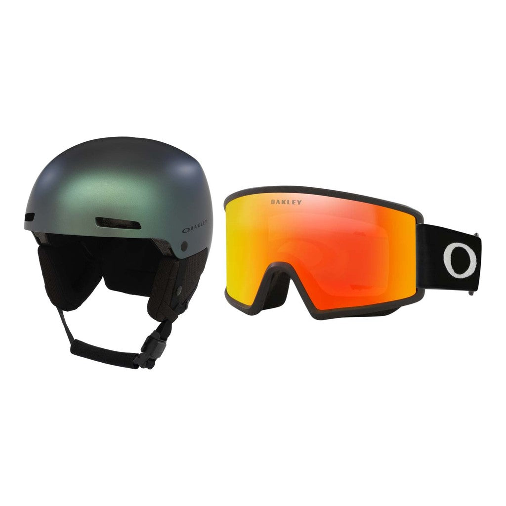 Oakley MOD1 Pro MIPS Helmet 2027 with Target Line M Goggles Package - Matte Pacific