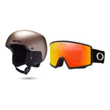 Oakley MOD1 Pro MIPS Helmet 2027 with Target Line M Goggles Package - Muted Mahogany