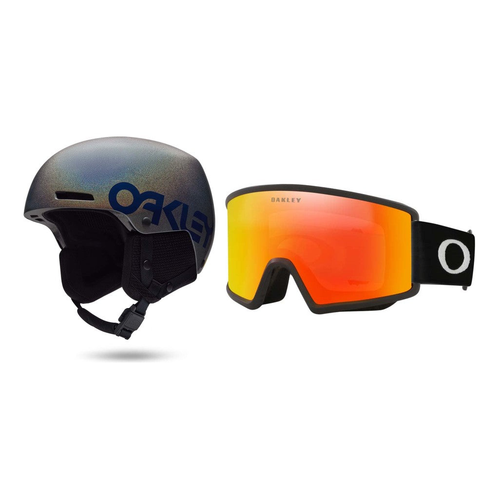Oakley MOD1 Pro MIPS Helmet 2027 with Target Line M Goggles Package - Space Dust