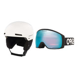 Oakley MOD1 Pro MIPS Helmet 2027 with Flight Tracker M Goggles Package - White
