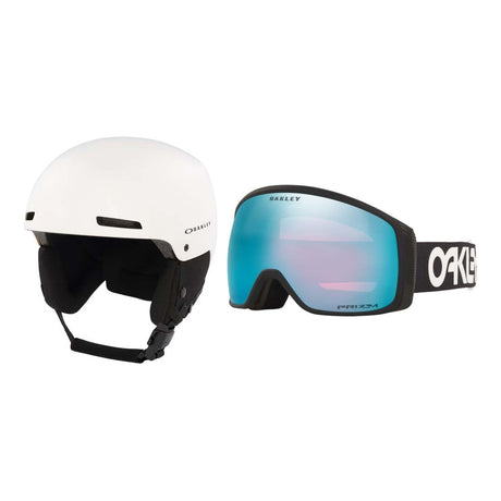 Oakley MOD1 Pro MIPS Helmet 2027 with Flight Tracker M Goggles Package - White