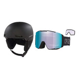 Oakley MOD1 Pro MIPS Helmet 2027 with Line Miner Pro L Goggles Package - Blackout