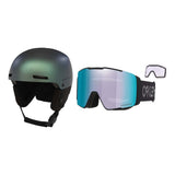 Oakley MOD1 Pro MIPS Helmet 2027 with Line Miner Pro L Goggles Package - Matte Pacific