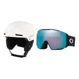 Oakley MOD1 Pro MIPS AF Helmet 2027 with Line Miner Pro M AF Goggles Package - White