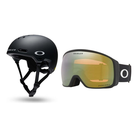 Oakley MOD PRK MIPS Helmet 2027 with Flight Tracker L Goggles Package - Matte Black