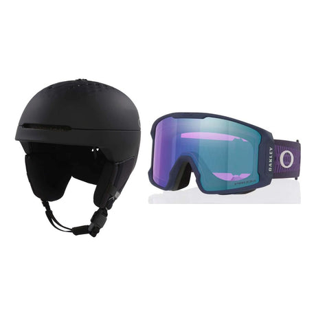 Oakley MOD3 MIPS Helmet 2027 with Line Miner L Goggles Package - Matte Blackout