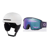 Oakley MOD3 MIPS Helmet 2027 with Line Miner L Goggles Package - Matte White