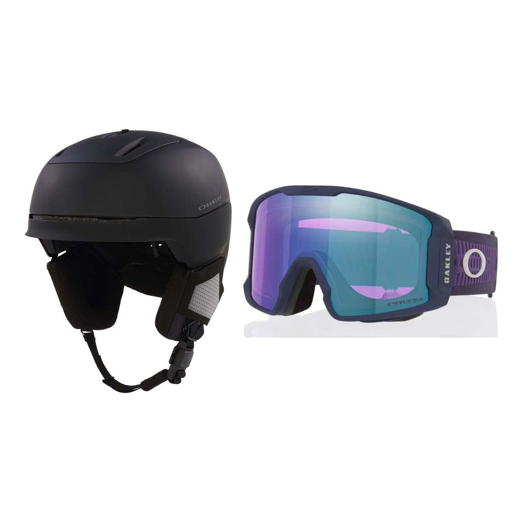 Oakley MOD5 MIPS Helmet 2027 with Line Miner L Goggles Package - Blackout