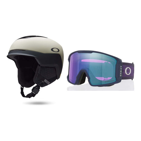 Oakley MOD5 MIPS Helmet 2027 with Line Miner L Goggles Package - Matte Sand/black