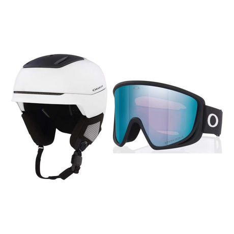 Oakley MOD5 MIPS Helmet 2027 with Mont Scape L Goggles Package - Matte White