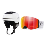 Oakley MOD5 MIPS Helmet 2027 with Flight Deck Pro L Goggles Package - Matte White