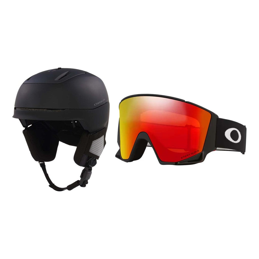 Oakley MOD5 MIPS Helmet 2027 with Flow Scape L Goggles Package - Blackout