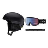 Smith Method MIPS Adult Helmet 2027 with Rally Goggles Package - Matte Black