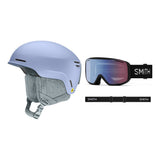 Smith Method MIPS Adult Helmet 2027 with Rally Goggles Package - Matte Blue Aura