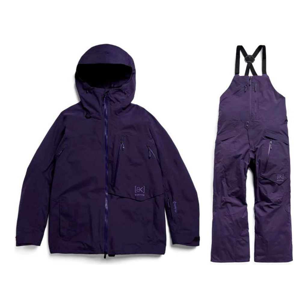 Burton [ak] Cyclic GORE-TEX 2L Mens Jacket 2027 with [ak] Cyclic GORE-TEX 2L Bibs Package (Nightshade Purple)