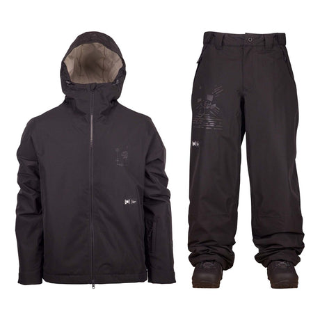 L1 Chroma Mens Jacket 2027 with Chroma Pants Package (Black DWxFFF)