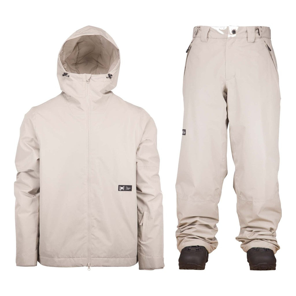 L1 Chroma Mens Jacket 2027 with Chroma Pants Package (Pale Grey)
