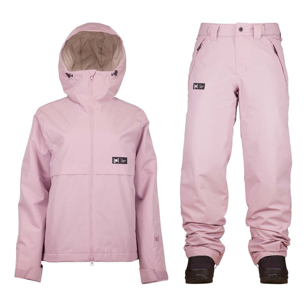 L1 Chroma Womens Jacket 2027 with Chroma Pants Package (Pale Blush)