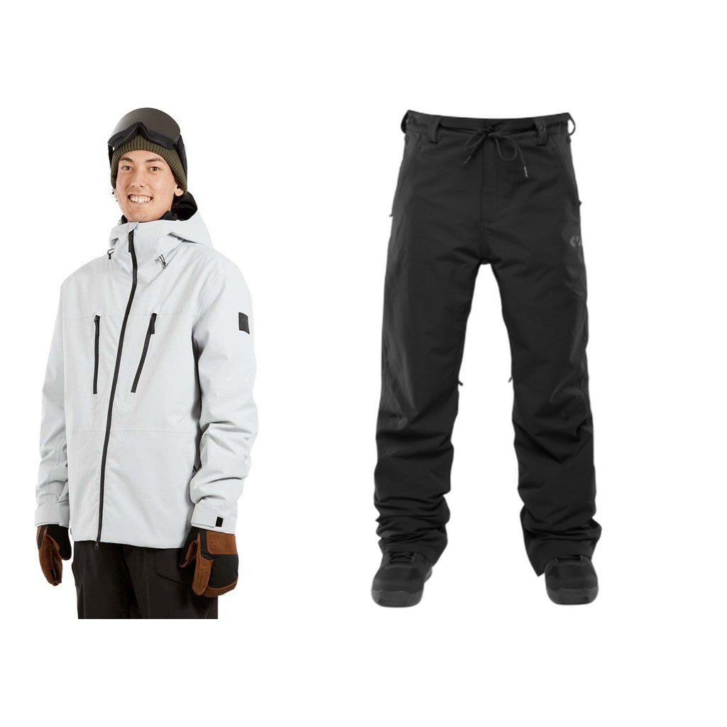 XTM Exposure Mens Jacket 2027 with Stratum Ski Pants Package (Concrete)