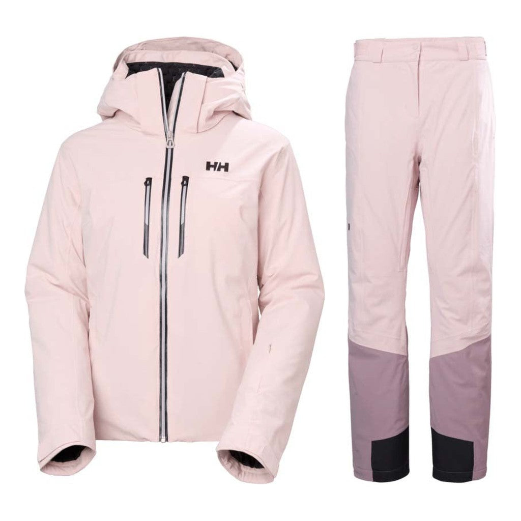 Helly Hansen W Alphelia Lifaloft Jacket Womens 2027 with W Alphelia Ins Pants Package (Pinkshake)