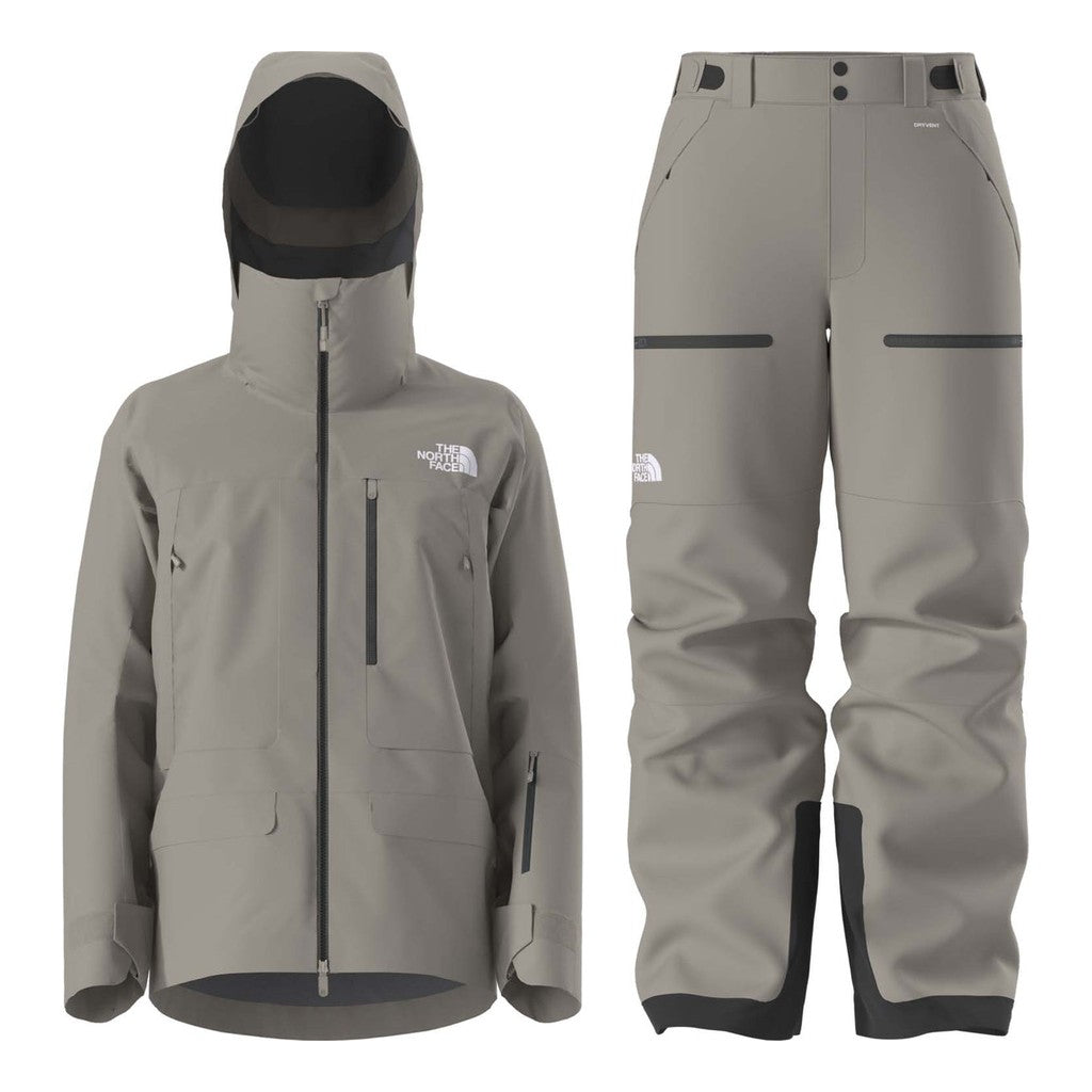 North Face Summit Verbier GTX Jacket Mens 2027 with Chakal Pants Package (Stone Slab)