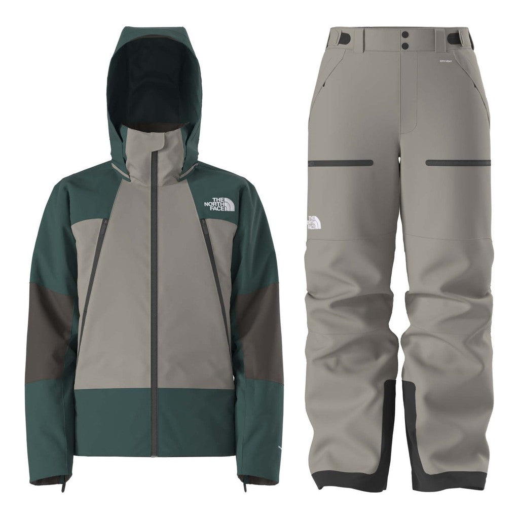 North Face Snowsquall Jacket Mens 2027 with Chakal Pants Package (Pacific Teal)