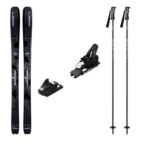 Elan Ripstick 102 Black Edition Skis 2027 with Strive 14 Bindings Ski Package - Black