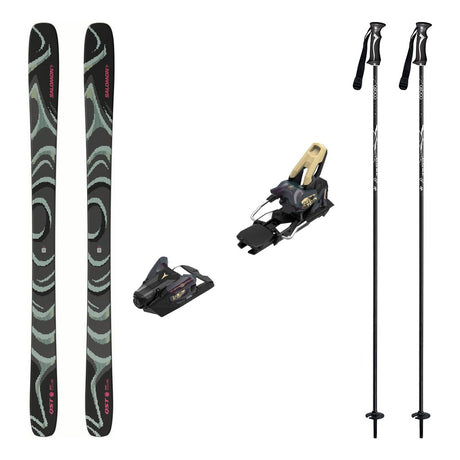 Salomon QST 100 Skis 2027 with Strive 14 Bindings Ski Package - Bent Chetler