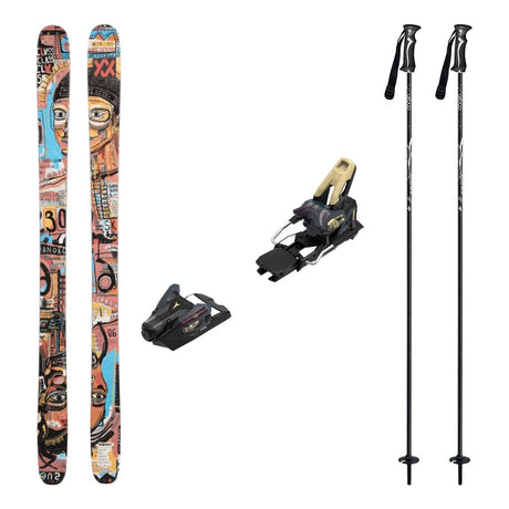 Volkl Revolt 104 Skis 2027 with Strive 14 Bindings Ski Package - Bent Chetler