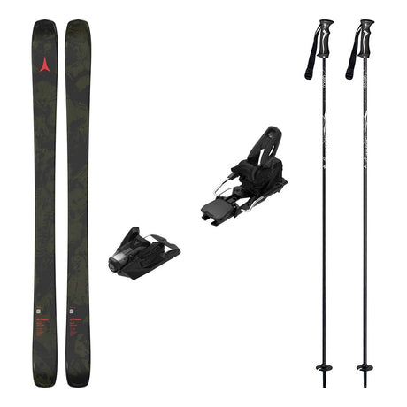 Atomic Bent Decode Adult Skis 2027 with Strive 14 Bindings Ski Package - Black