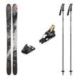 Blizzard Canvas 100 Mens Skis 2027 with Strive 14 Bindings Ski Package - Bent Chetler