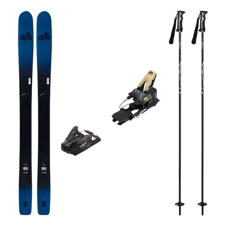 DPS Kaizen 100 Mens Skis 2027 with Strive 14 Bindings Ski Package - Bent Chetler