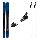 DPS Kaizen 100 Mens Skis 2027 with Strive 14 Bindings Ski Package - Black
