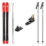 DPS Pisteworks 94 Mens Skis 2027 with Strive 14 Bindings Ski Package - Bent Chetler