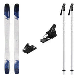 Salomon S/Lab QST Echo Skis 2027 with Strive 14 Bindings Ski Package - Black