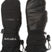 WPowderqueenMitten-Black snowboarding gloves with visible 'Auclaira' branding on a white background