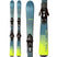 AxisFreeTeam- Kids system ski on a white background
