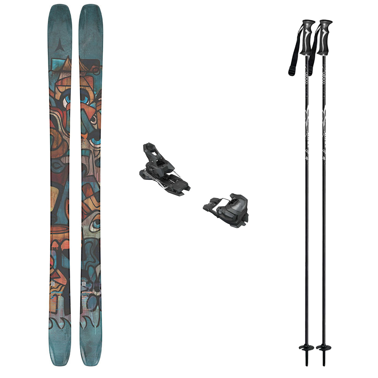 Atomic Bent 90 Skis 2026 with Tyrolia Attack 11 Bindings Ski Package