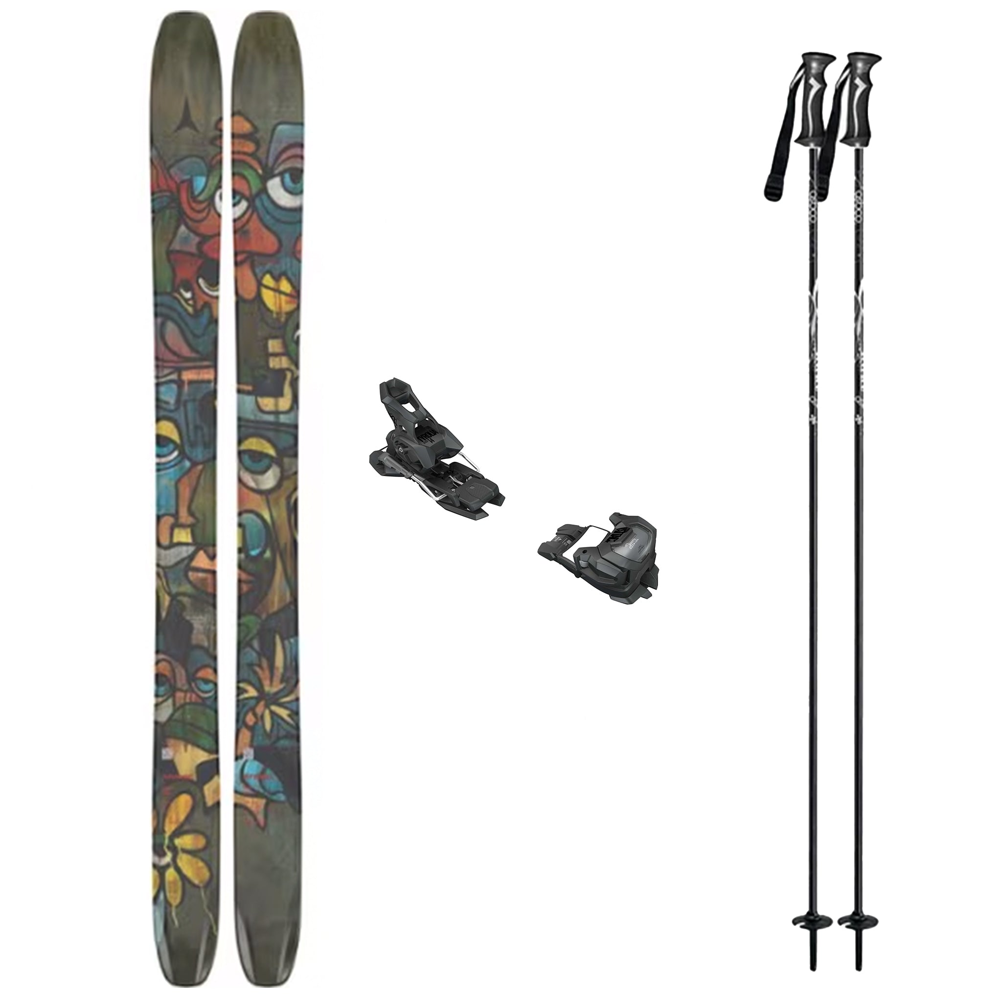 Atomic Bent 110 Skis 2026 with Tyrolia Attack 14 Bindings Ski