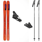 Salomon QST 106 181cm Skis 2025 with Salomon Strive 14 Bindings Ski Package