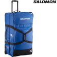 container130- Blue ski/ snowboard luggage bag on a white background