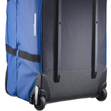 container130- Blue ski/ snowboard luggage bag on a white background